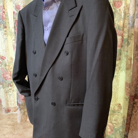 Mani Italian Suit Gray 44R - Picture 2 of 16